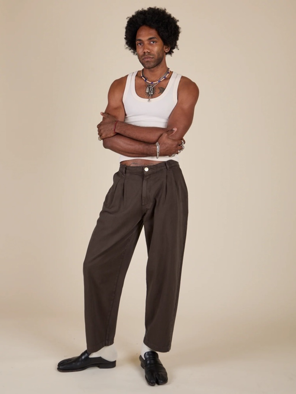 Big Bud Press Trousers in Espresso Brown (Petite)